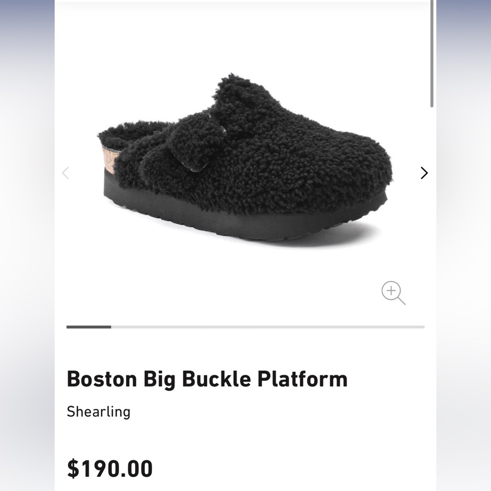 Perfect condition birkenstock big buckle platform
